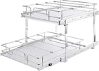 VEVOR 2 Tier 20"Wx21.2"Dx15.2"HPull Out Cabinet Organizer, Heavy Duty Slide Out - Image 9
