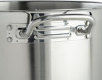 Winware Stainless 20-Quart Steel Stock Pot - Image 4