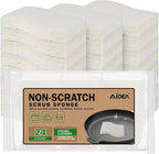 AIDEA Non-Scratch Scrub Sponge-24Count, Sponges Kitchen, Natural Sponge by AIDEAHOME