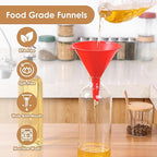 4 PCS Plastic Kitchen Funnel Set - Image 2