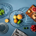 Freshmage Mixing Bowls with Airtight Lids Sets, 5 Packs Thick Glass Nesting - Image 5