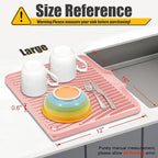 TIKNIK Silicone Dish Drying Mat, Stone Drying Mat - Image 2