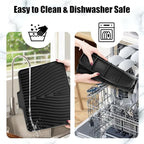 TIKNIK Silicone Dish Drying Mat, Stone Drying Mat - Image 4