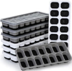 Silicone Ice Cube Tray, 8 Pack Easy-Release & Flexible 14-Ice Cube Trays by Jrisbo