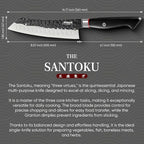 Huusk Santoku Japanese Chef Knife - Image 7