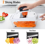 8 Blade All-in-1 Vegetable Chopper Mandoline Slicer - Image 5