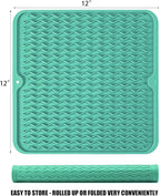 Silicone Dish Drying Mat for Multiple Usage, Easy clean, Eco-friendly, - Image 2