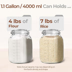 ComSaf 1 Gallon Square Glass Jars - Image 8
