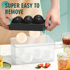 WIBIMEN Large Ice Cube Molds, Big Round Whiskey Ice Cube Trays - Image 2