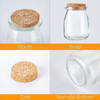 Brajttt Glass Mini Yogurt Jars 40 Pack, 7 oz Favor Jars - Image 3