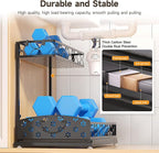 Sevenblue 2 Packs Under Sink Organizer, Height Adjustable 2 Tier Under Kitchen - Image 5