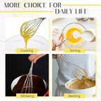 Baderke 50 Pcs Mini Whisk Bulk Small Whisks - Image 4