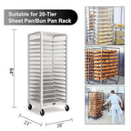 Bun Rack Cover – Transparent PVC - Image 3