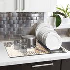 Findosom 2PCS 12" x 20" Dish Drying Mat & 24" x 5.5" Sink Splash Guard - Image 8