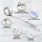 Zulay Kitchen Stainless Steel Spaghetti Spoon - Image 7