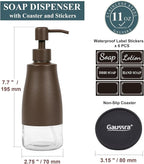 Gaussra Matte Brown Soap Dispenser - Image 3
