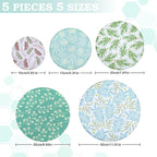 5-Size Reusable Beeswax Bowl Covers - Image 2