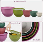 Greentainer Plastic Mixing Bowls - Image 6