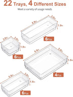 SMARTAKE 22-Piece Drawer Organizer - Image 2