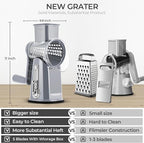 SUSTEAS Rotary Cheese Grater - Image 2