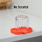 Zulay Kitchen Small Silicone Sponge Holder – Space-Saving Sink Organizer Tray - Image 7