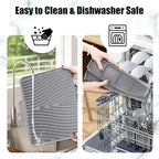 TIKNIK Silicone Dish Drying Mat, Stone Drying Mat - Image 5