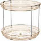 LAMU 2 Tier Lazy Susan Turntable Organizer 9.25'' Rotating Spice Rack - Image 7