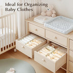 DIMJ Drawer Organizers for Clothing, Dresser Organizers, Drawer Dividers for - Image 4
