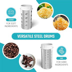 Vivaant Parmesan Cheese Grater Hand Crank, Restaurant-Grade Rotary Cheese - Image 5