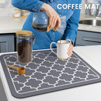 WISELIFE Dish Drying Mat Super Absorbent Drying Mat Large Dish Drying Mats - Image 7