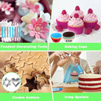 Suuker Cake Decorating Tools Supplies Kit, 236 Pieces Baking Accessories - Image 9