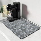 Bloss Dish Drying Mat, 2025 Multiple Usage Coffee Bar Mat, Kitchen Counter Mat by Bloss