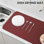 WISELIFE Dish Drying Mat Super Absorbent Drying Mat Large Dish Drying Mats - Image 7
