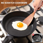 Wooden Spoons for Cooking, Comfortable Grip, Heat Resistant Kitchen Utensils - Image 4