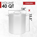 Concord Cookware Stainless Steel Stock Pot Cookware - Image 5