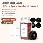 ComSaf 15Pcs 4oz Glass Spice Jars - Image 2