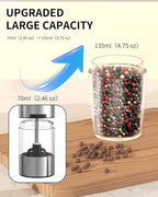 CIRCLE JOY 2-Speed Gravity Electric Pepper Grinder, Rechargeable Salt Grinder - Image 7