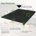 Acrylic Cutting Board with Counter Lip | 60% Thicker & Durable | BPA-Free & - Image 2