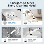 TUYU Electric Spin Scrubber, Full-Body IPX7 Waterproof Bathroom Scrubber - Image 3