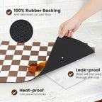 16" x 24" Checkered Dish Drying Mat - Image 4