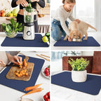 WISELIFE Dish Drying Mat Super Absorbent Drying Mat Large Dish Drying Mats - Image 7