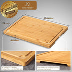 36 x 24 Extra Large Cutting Board, Bamboo Cutting Boards - Image 2