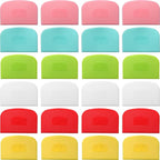 Uiifan 24 Pcs Plastic Bench Scraper by Uiifan