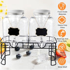1.5 Gallon Glass Drink Dispensers - Image 4