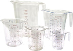 Winco 5-Piece Measuring Cup Set, Polycarbonate by Winco
