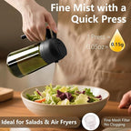 SWEET VIEW - Olive Oil Sprayer for Cooking, 16oz/470ml Glass Light-Proof Oil - Image 3