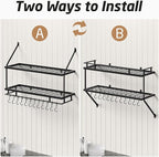 KES 30-Inch Kitchen Pot Rack - Image 8