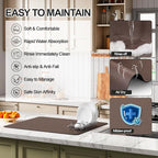 Ecotrim - Dish Drying Mat for Kitchen Counter | Coffee Bar Mat for Countertops - Image 3