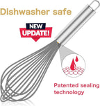 OYV Grey Silicone Whisk, Professional Whisks - Image 2