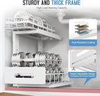 Under Sink Organizer Upgrade To Professional Rails, 2-Tier Dual Pull Out - Image 4